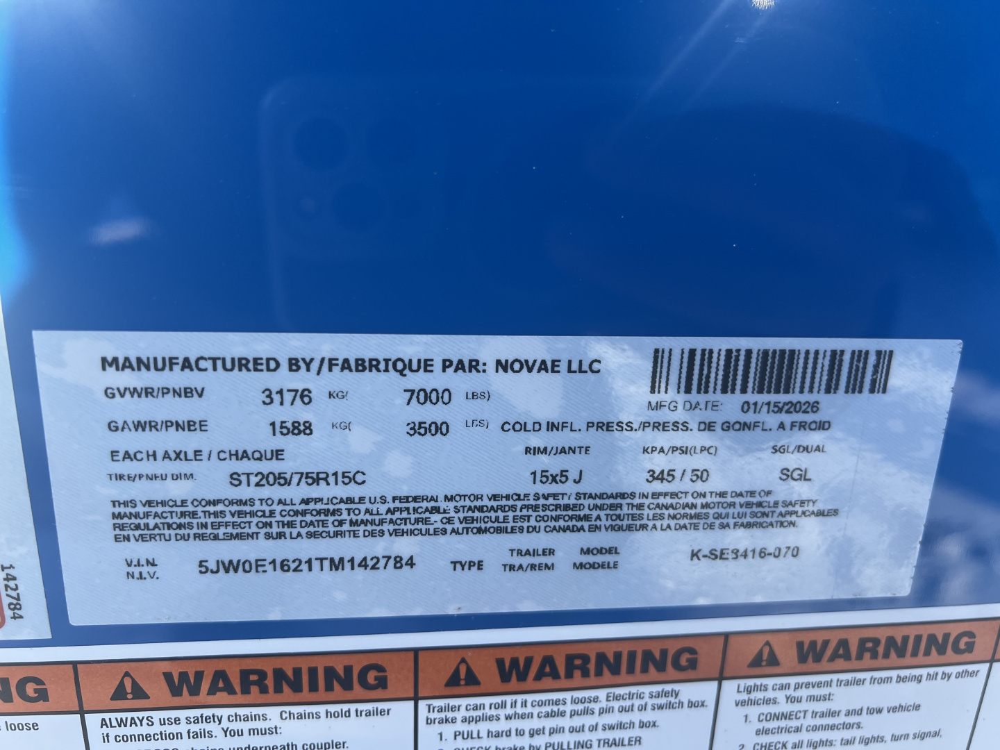 New 2026 Look Trailers 7x16 7K Element SE RAMP DOOR Cargo / Enclosed Trailer