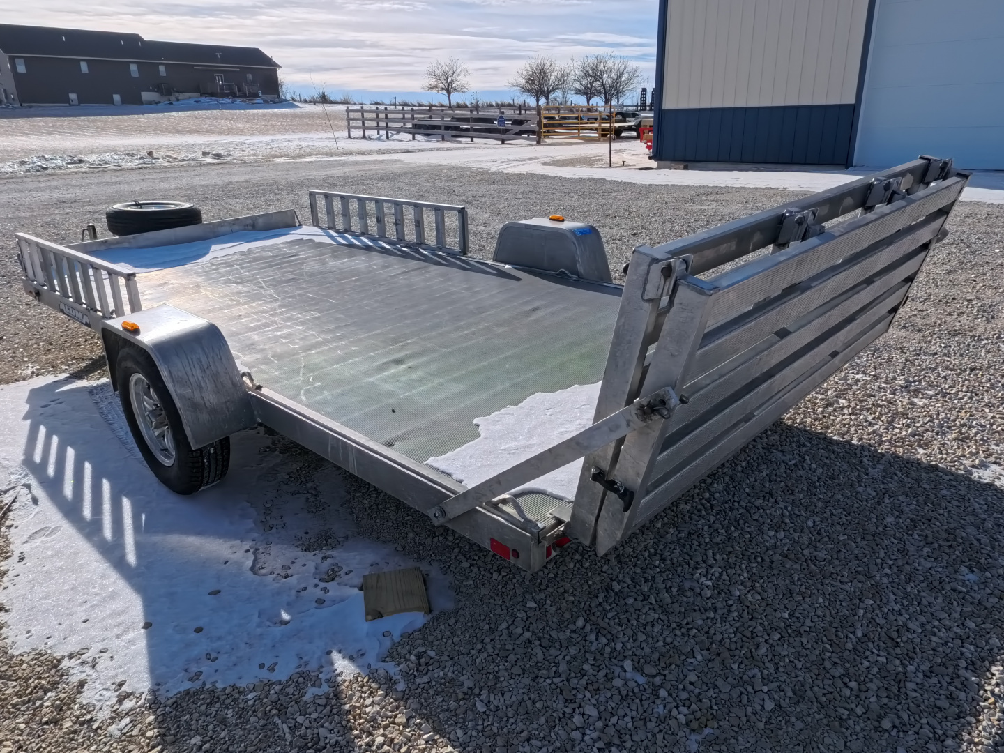 Used 2015 Aluma 81x 14 Utility Trailer with 2,990 lb. GVWR for sale in ...