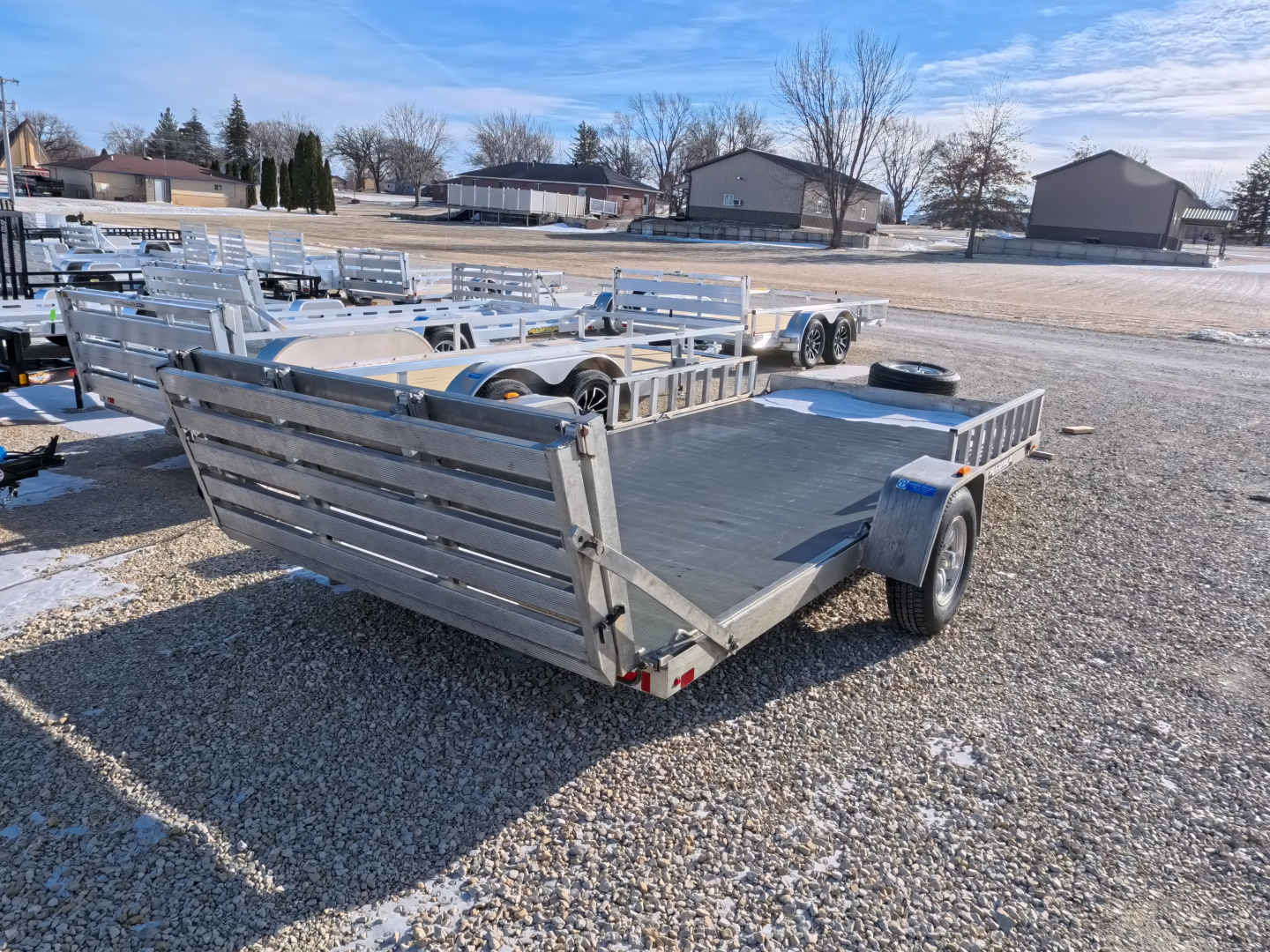 Used 2015 Aluma 81x 14 Utility Trailer with 2,990 lb. GVWR for sale in ...