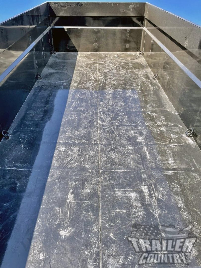 New 2025 NEW 102'' x 20' Dual Tandem 3 Stage Telescopic Gooseneck Dump Trlr w/ 48" High Sides