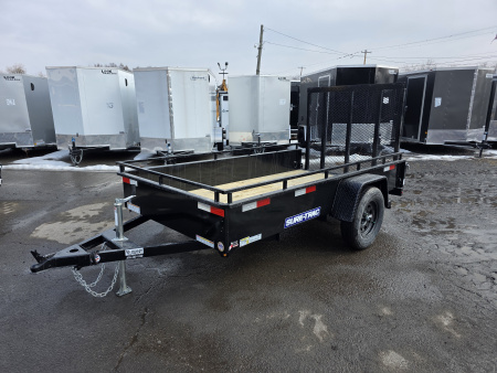 New 2026 Sure-Trac 5X10 - STEEL HIGH SIDES Utility Trailer