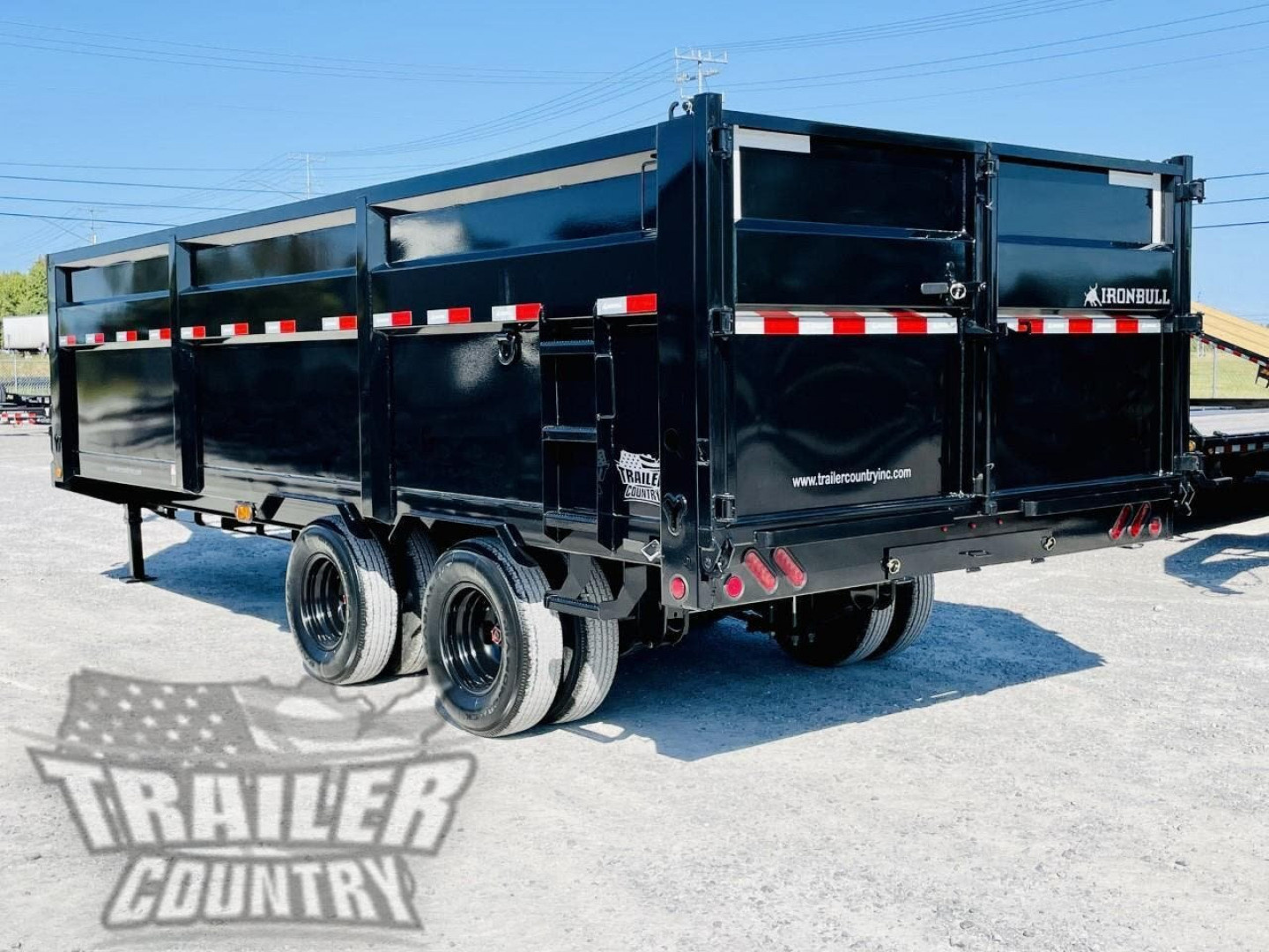 New 2025 NEW 102'' x 20' Dual Tandem 3 Stage Telescopic Gooseneck Dump Trlr w/ 48" High Sides