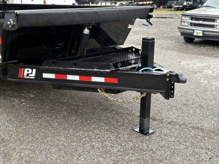 New 2026 PJ Trailers 83" x 14' Low-Pro Telescopic Dump (DT1) 14K GVWR - Hydraulic Jack