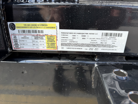New 2025 Sure-Trac 82x16 HD Low Pro GN 16K 4' Sides Telescopic Dump Trailer