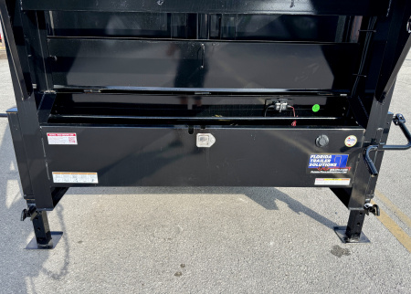 New 2025 Sure-Trac 82x16 HD Low Pro GN 16K 4' Sides Telescopic Dump Trailer