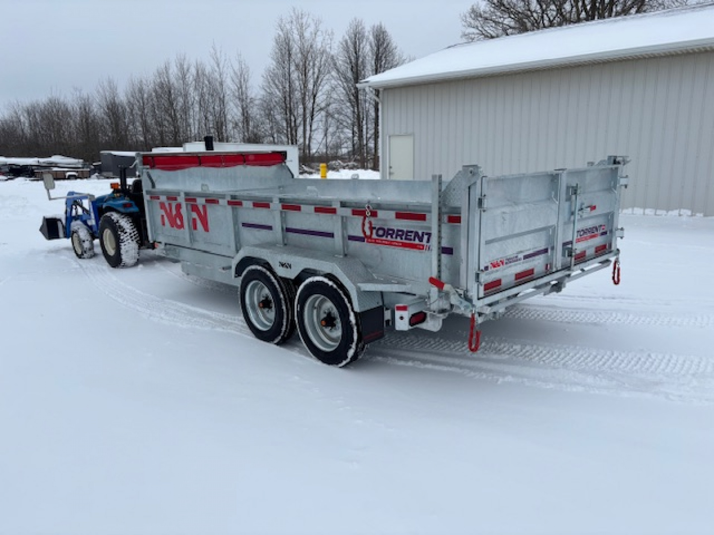 New 2026 N & N 7x16 17K Dump Trailer