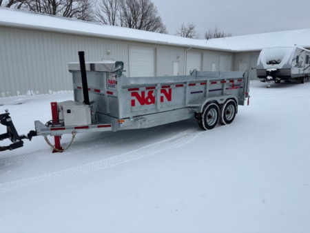 New 2026 N & N 7x16 17K Dump Trailer