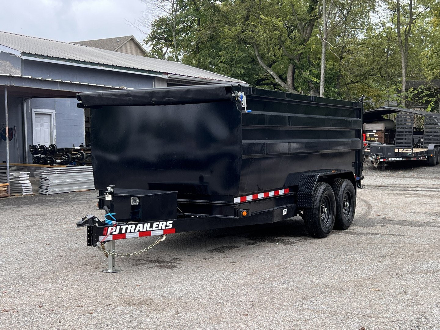 New 2026 PJ Trailers 83" x 14' (D7) Quest Series 14K - 4' Sides Dump Trailer