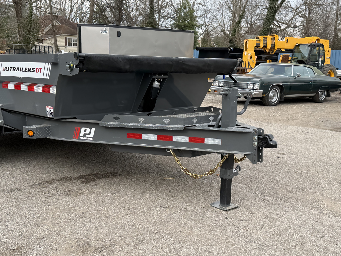 New 2026 PJ Trailers 83" x 14' Low-Pro Telescopic (DT1) 14K GVWR Dump Trailer