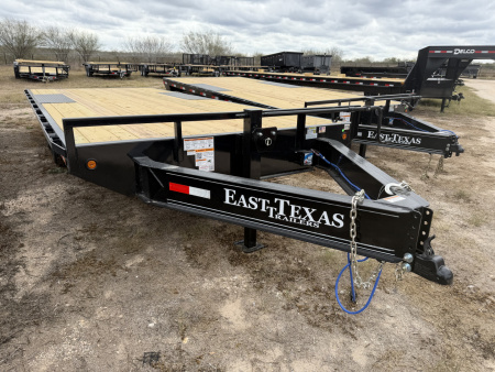 New 2026 East Texas Trailers 102x20ft Flatbed Trailer