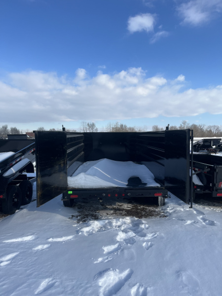 New 2026 PJ Trailers PJ 14K QUEST 6" CHANNEL (D7) 83"x14' w/ 4ft Sides Dump Trailer