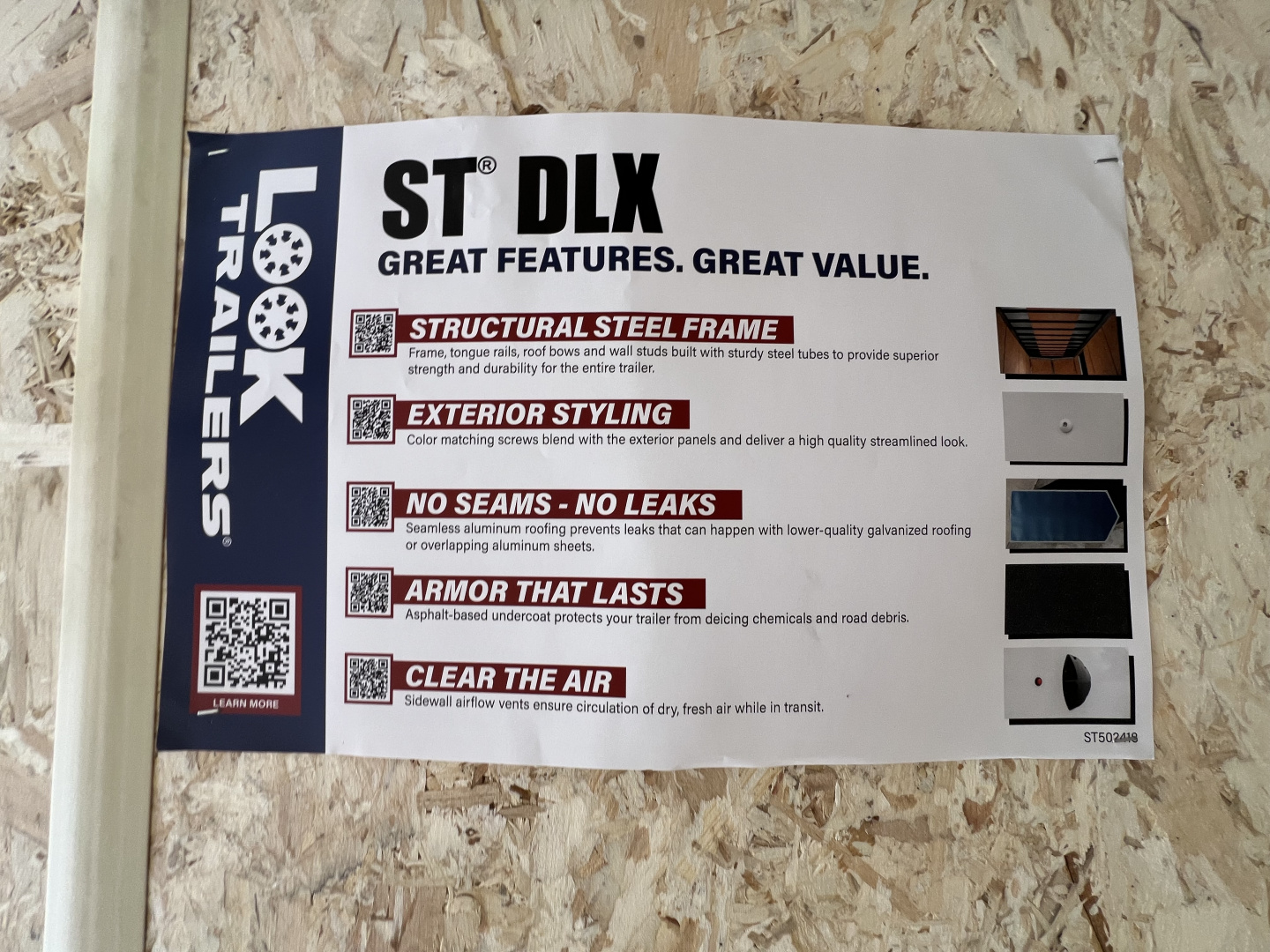 New 2026 Look Trailers 6X10 3K ST-DLX BARN DOOR Cargo / Enclosed Trailer