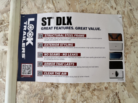 New 2026 Look Trailers 6X10 3K ST-DLX BARN DOOR Cargo / Enclosed Trailer