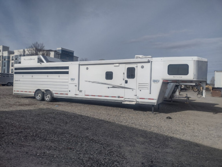 Used 2020 Trails West Santa Fe 11x15 Living Quarter Stock Combo Trailer