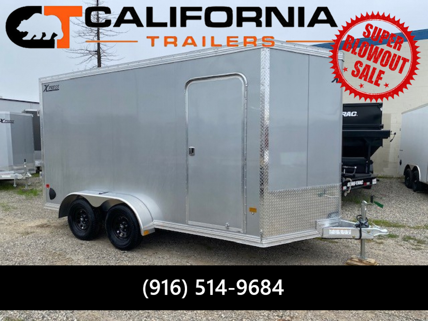 New 7.4X14-Tandem Axle 7K Enclosed Cargo