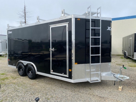 New 8.5x16 Tandem Axle 10K Enclosed Ultimate Contractor Pkg