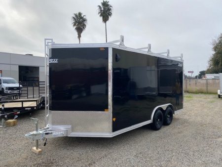 New 8.5x16 Tandem Axle 10K Enclosed Ultimate Contractor Pkg