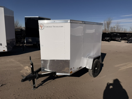 New 2026 Cross Trailers 4-6-1V Enclosed Barn Door