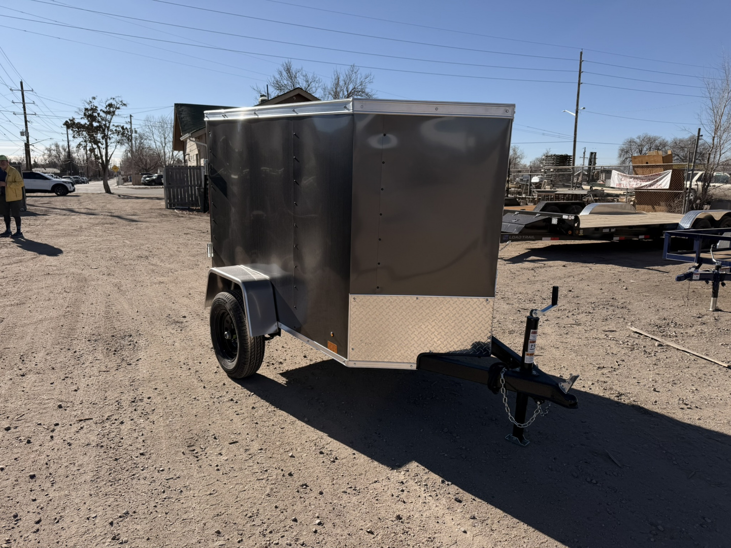 New 2026 Cross Trailers 4-6-1V Enclosed Barn Door