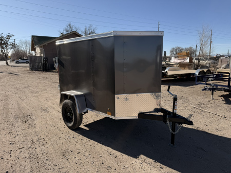 New 2026 Cross Trailers 4-6-1V Enclosed Barn Door