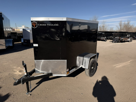 New 2026 Cross Trailers 4-6-1V Enclosed Barn Door