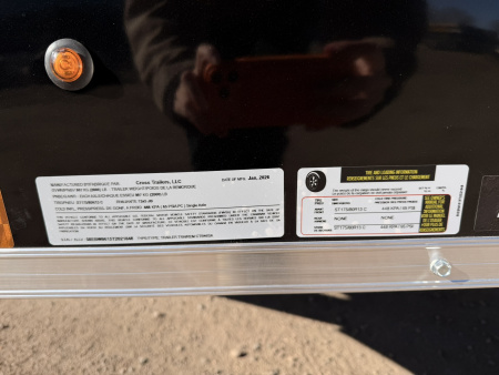 New 2026 Cross Trailers 4-6-1V Enclosed Barn Door 2K GVWR