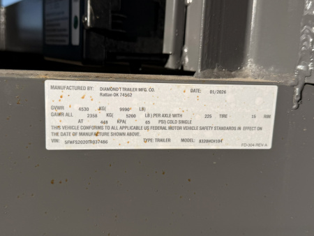 New 2026 Diamond T 7-20 Heavy Duty Car Hauler 10K GVWR