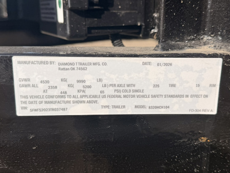 New 2026 Diamond T 7-20 Heavy Duty Car Hauler 10K GVWR