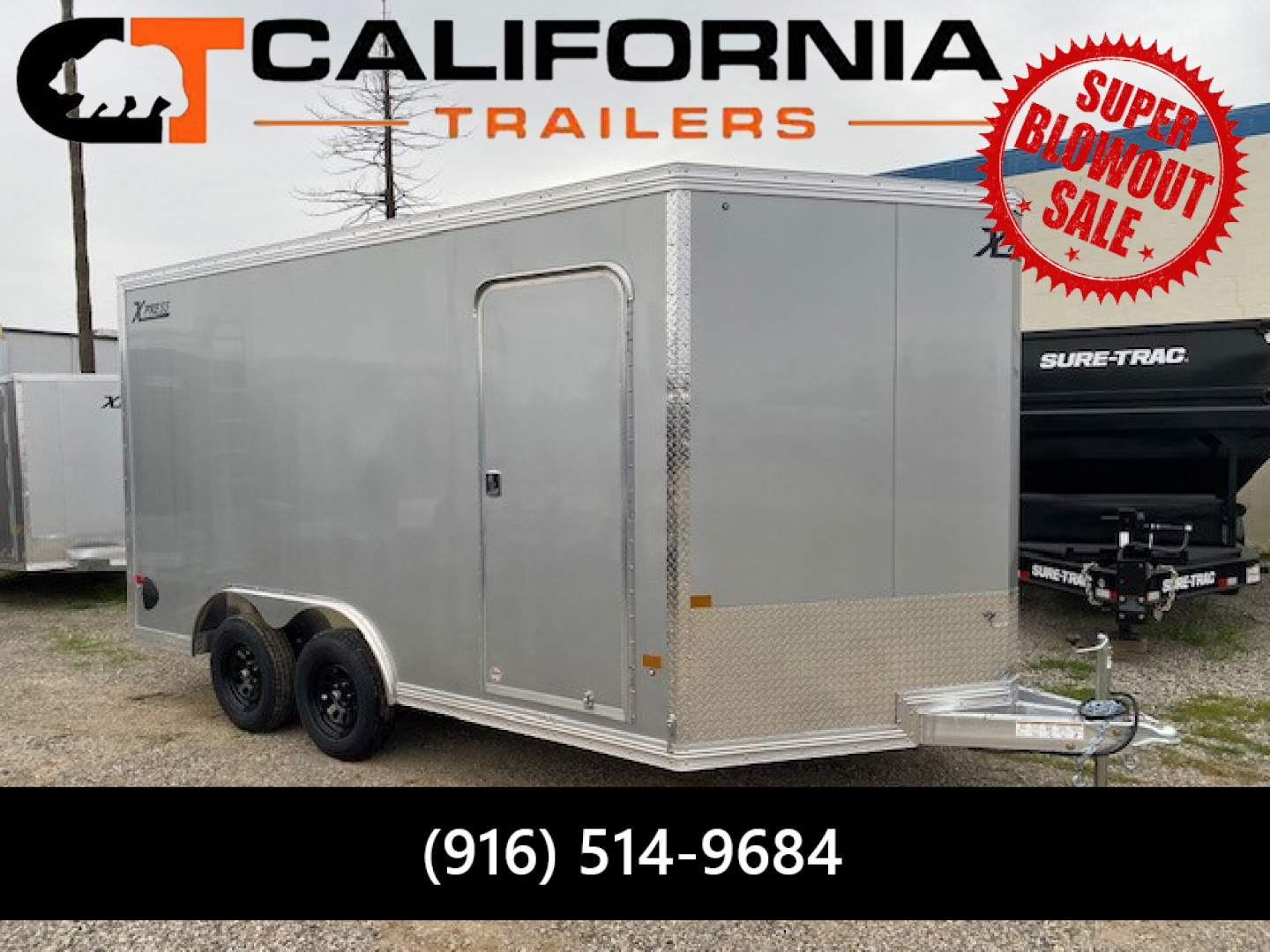New 8.5X14 Tandem Axle 7k Enclosed Cargo