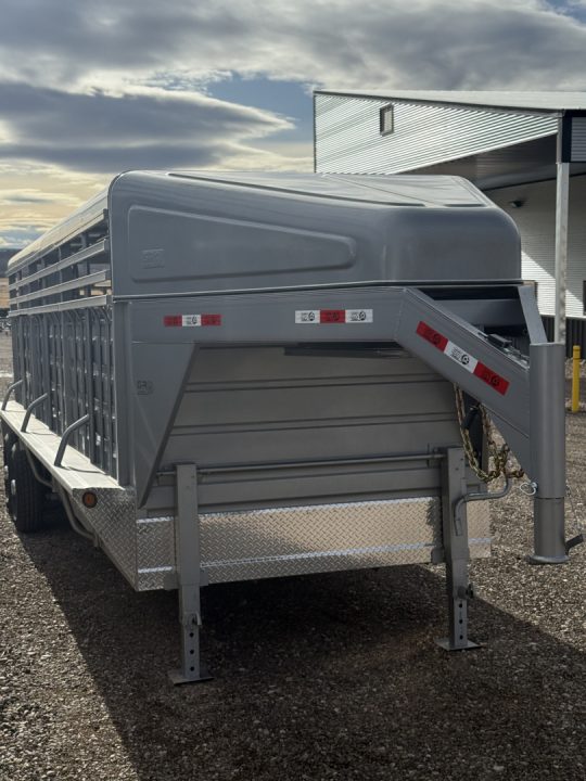 New 2026 GR Gooseneck 24' Stock Trailer 14K