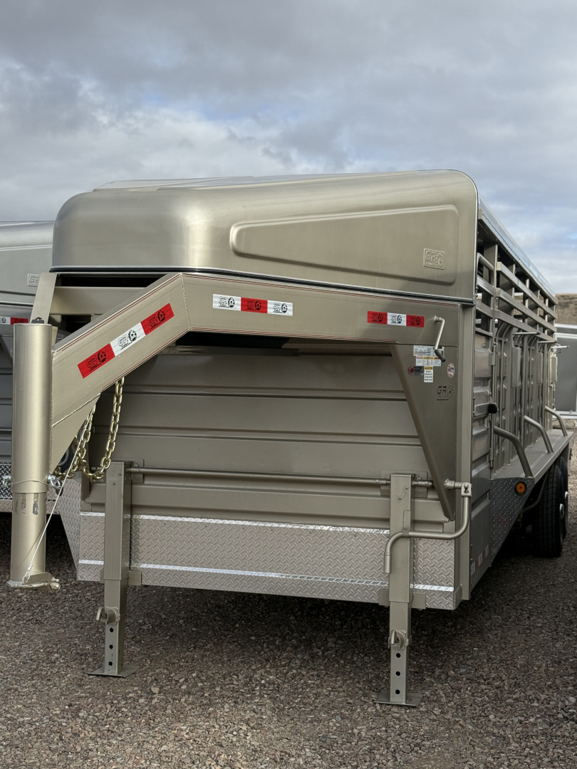 New 2026 GR Gooseneck 24' Stock Trailer 14K