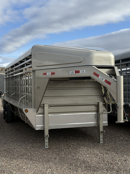 New 2026 GR Gooseneck 24' Stock Trailer 14K