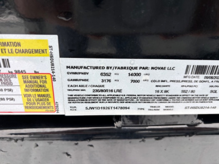 New 2026 Sure-Trac ST-HSDU8214-140 Dump Trailer * 7X14 14K * HD LOW PROFILE * SCISSOR LIFT * TARP *