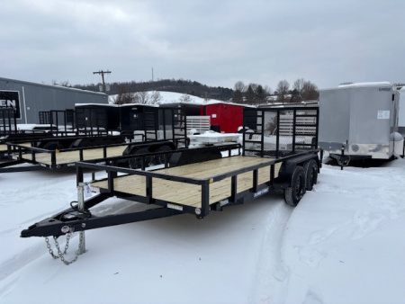 New 2026 Sure-Trac ST-UTT8216-070 Utility Trailer * 7X16 7K * TUBE TOP * LADDER GATE *