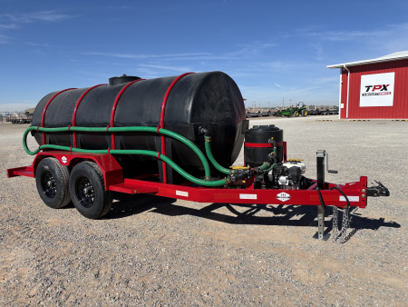 New 2026 Desert Star 1300 GAL 5X16 TANDEM AXLE 14K WATER BUFFA Equipment Trailer