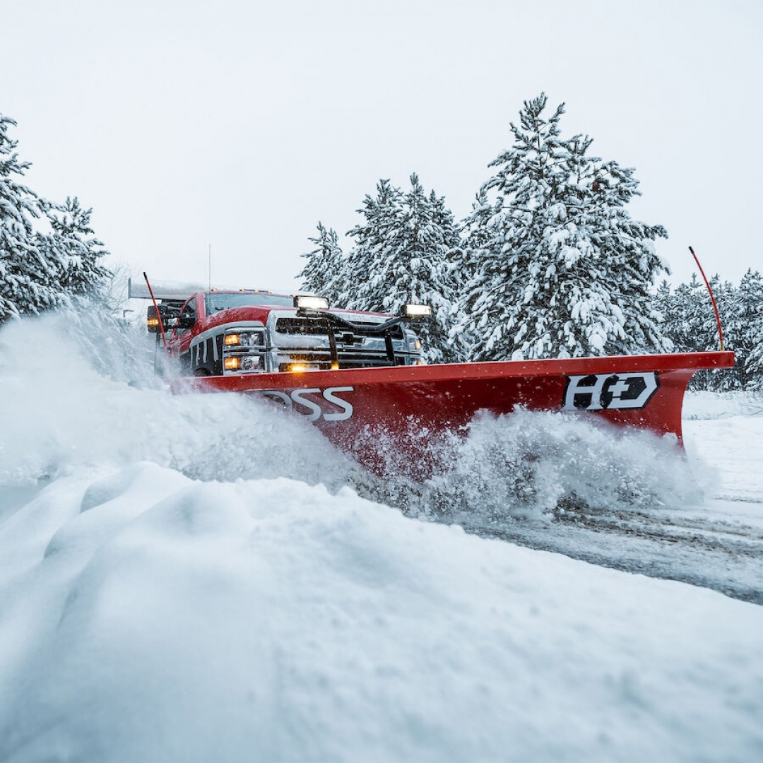 New 2024 BOSS 9' HD+ Steel Snow Plow