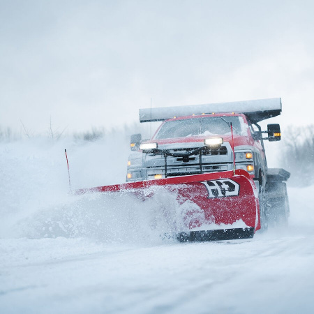 New 2024 BOSS 9' HD+ Steel Snow Plow