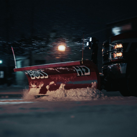 New 2024 BOSS 9' HD+ Steel Snow Plow