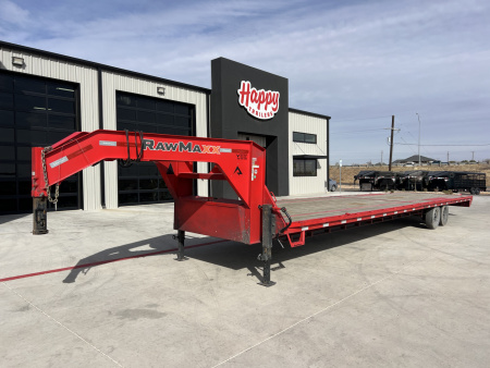 Used 2025 RawMaxx 102x40 Flatbed Trailer