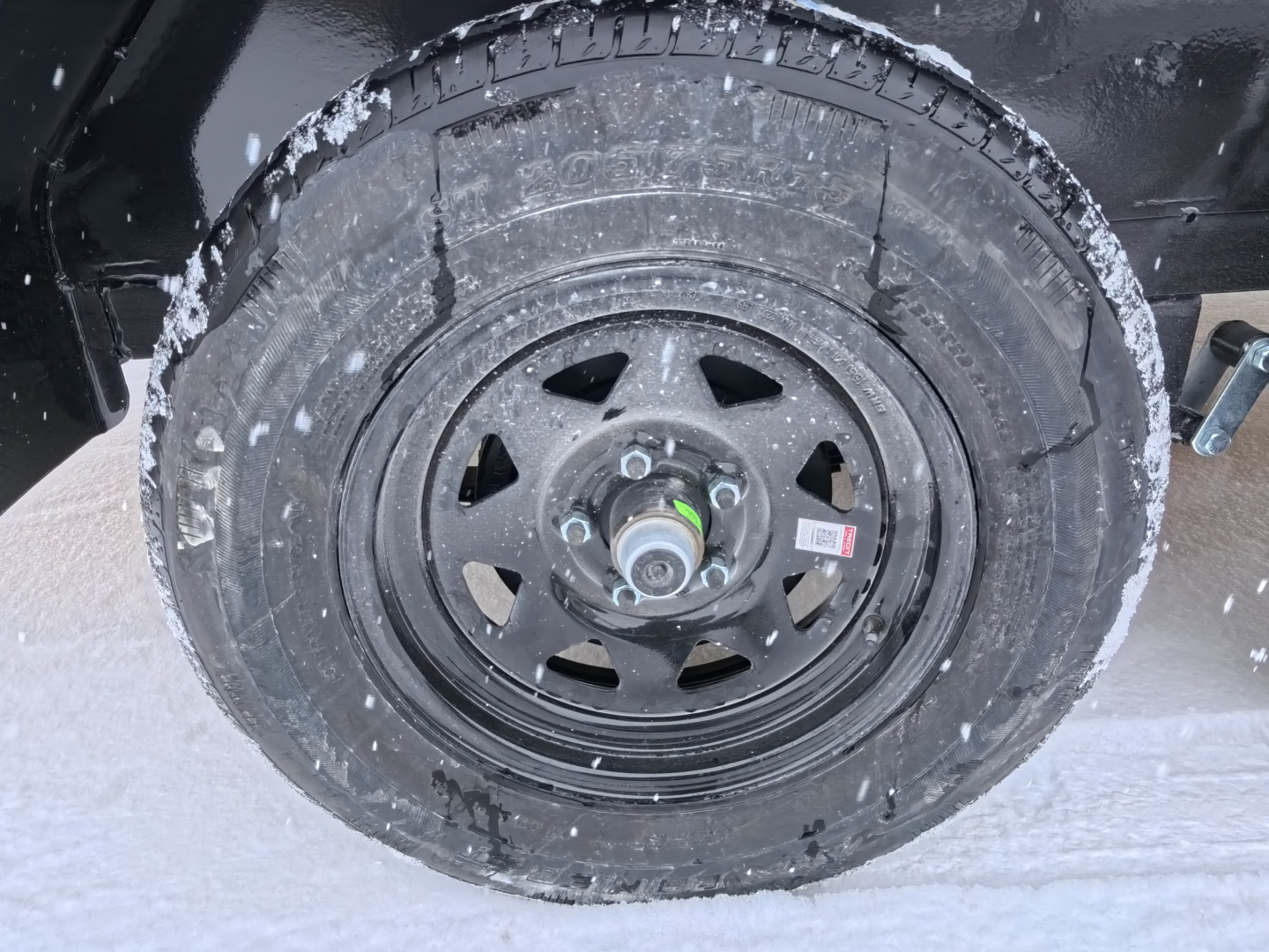 New 2026 H&H 82 x 14 Rail Side Utility -Tandem Axles with 7K GVWR, Ladder Style Gate/Ramp - Black