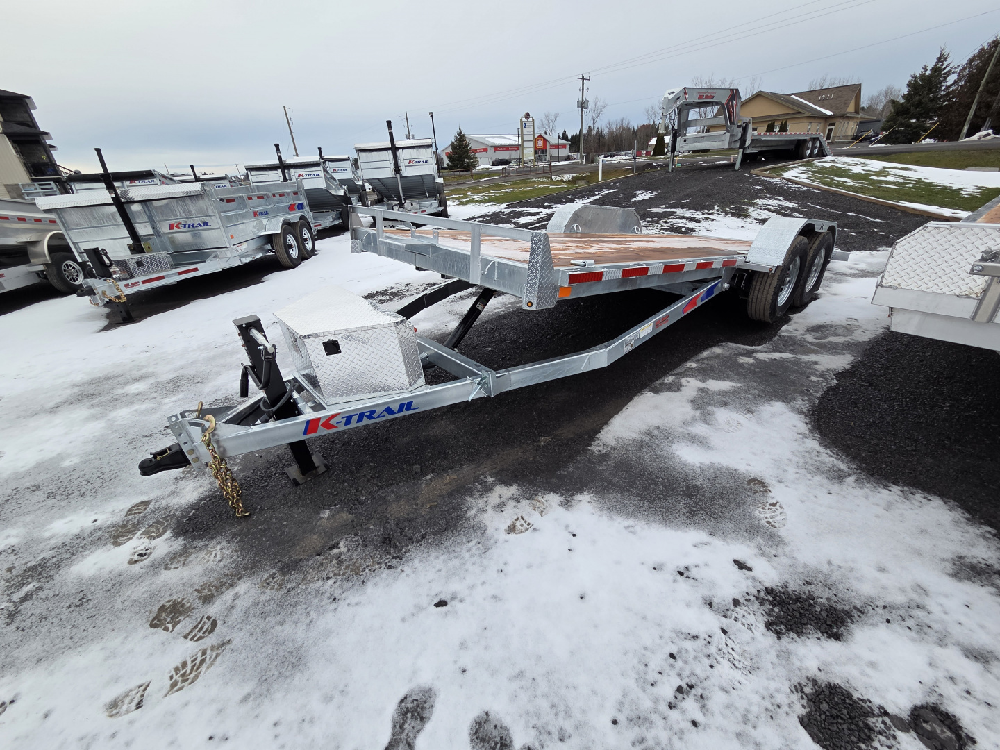 New 2026 K-Trail 20' Hydraulic Tilt 7 Ton Equipment Trailer