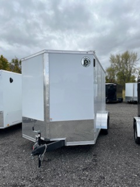 New 2026 Pace American 7 x 14 Journey SE Flat Top Sloped V-Nose Enclosed Cargo Trailer 7K Cargo / Enclosed Trailer