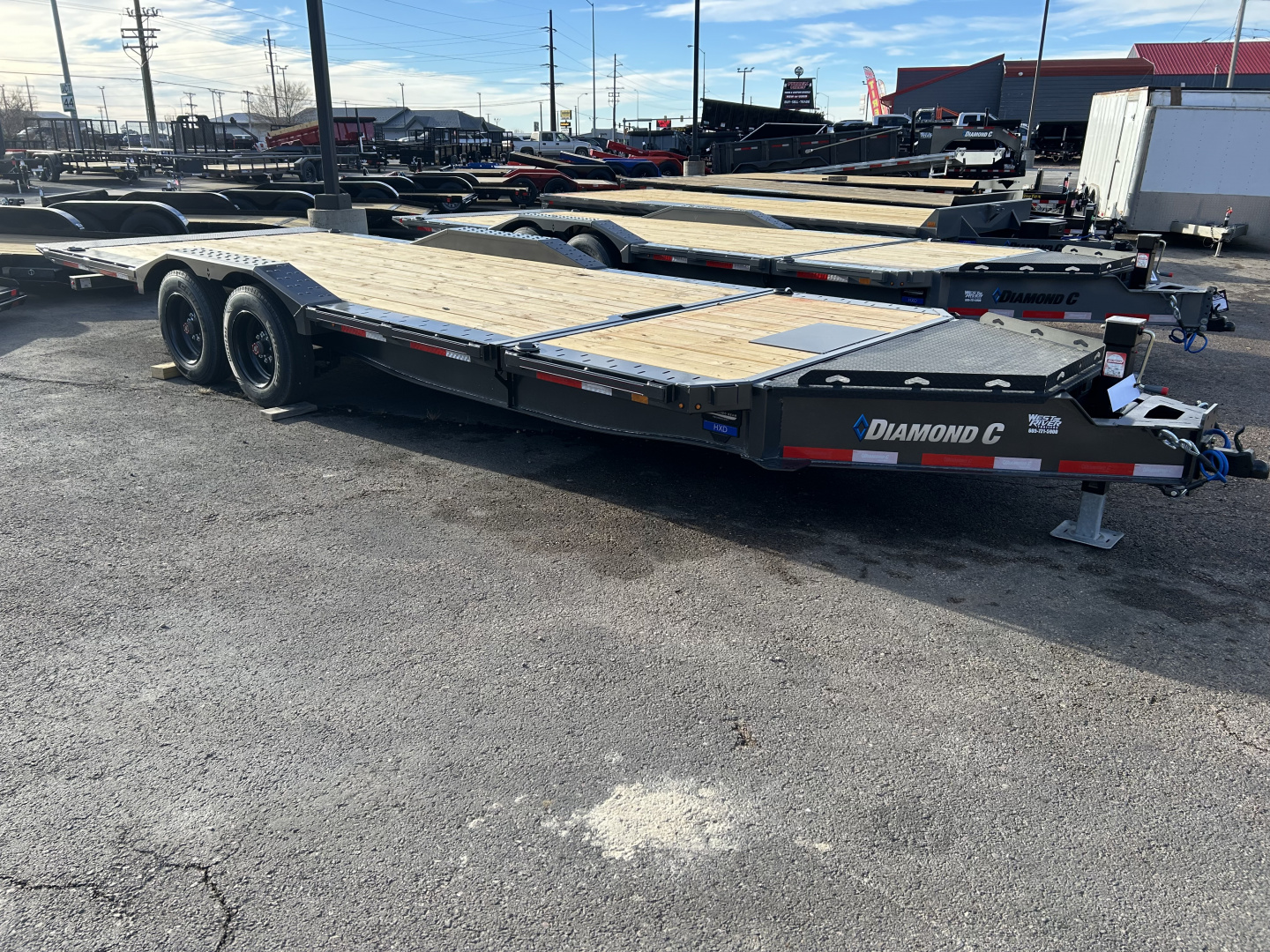 New 2026 Diamond C Trailers HXD208 Tilt Trailer