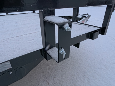 New 2026 H&H 82 x 14 Rail Side Utility -Tandem Axles with 7K GVWR, Ladder Style Gate/Ramp - Black