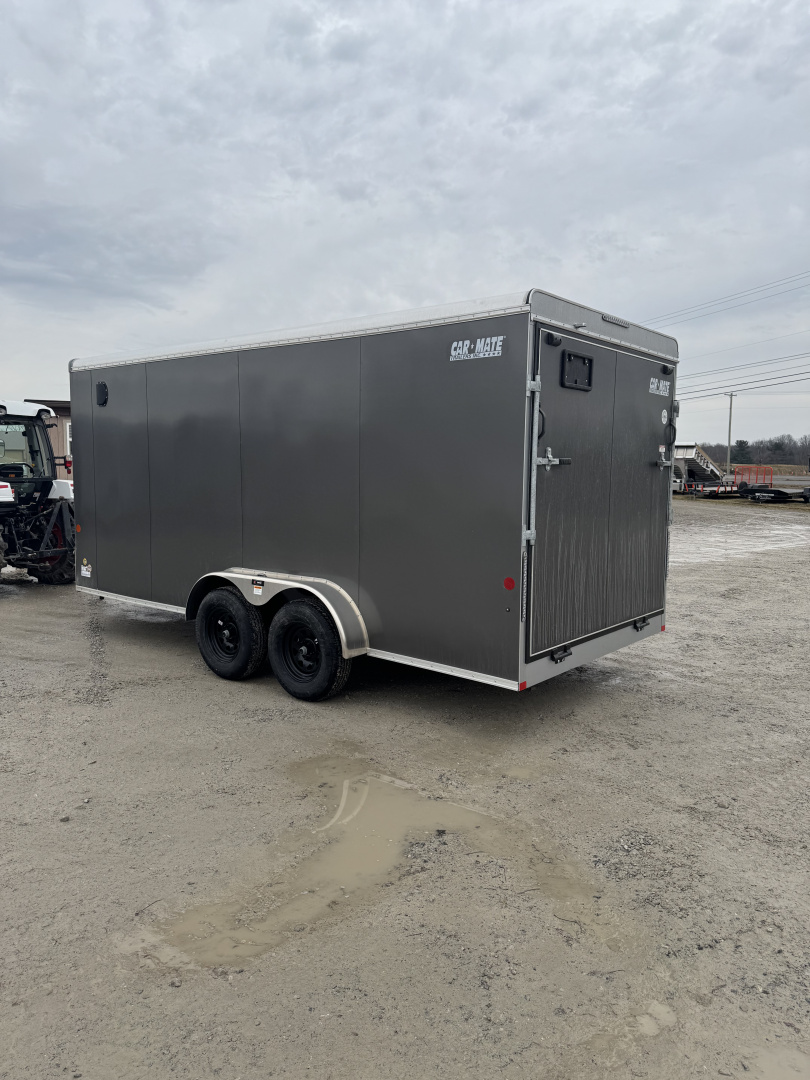 New 2026 Car Mate Trailers 7X16 Custom Cargo / Enclosed Trailer 7K