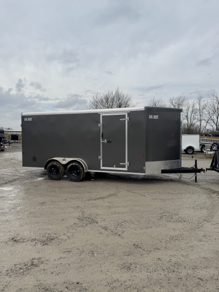 New 2026 Car Mate Trailers 7X16 Custom Cargo / Enclosed Trailer 7K
