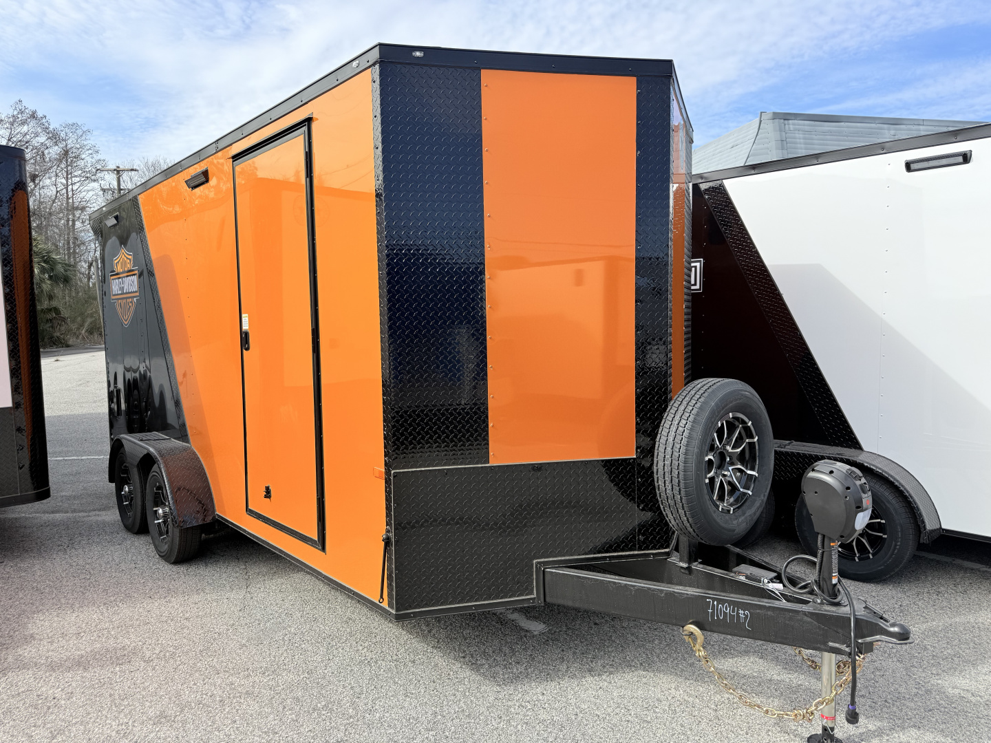 New 2026 Rock Solid Cargo 7x16 Motorcycle Trailer