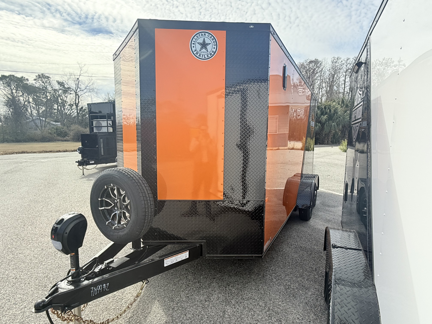 New 2026 Rock Solid Cargo 7x16 Motorcycle Trailer