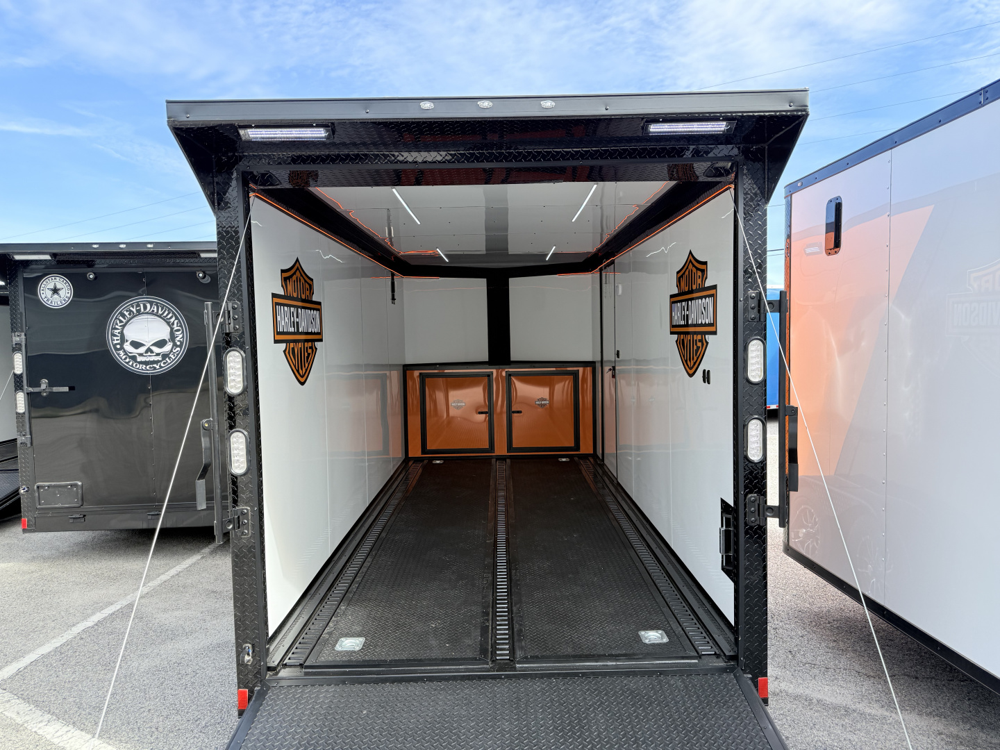 New 2026 Rock Solid Cargo 7x16 Motorcycle Trailer