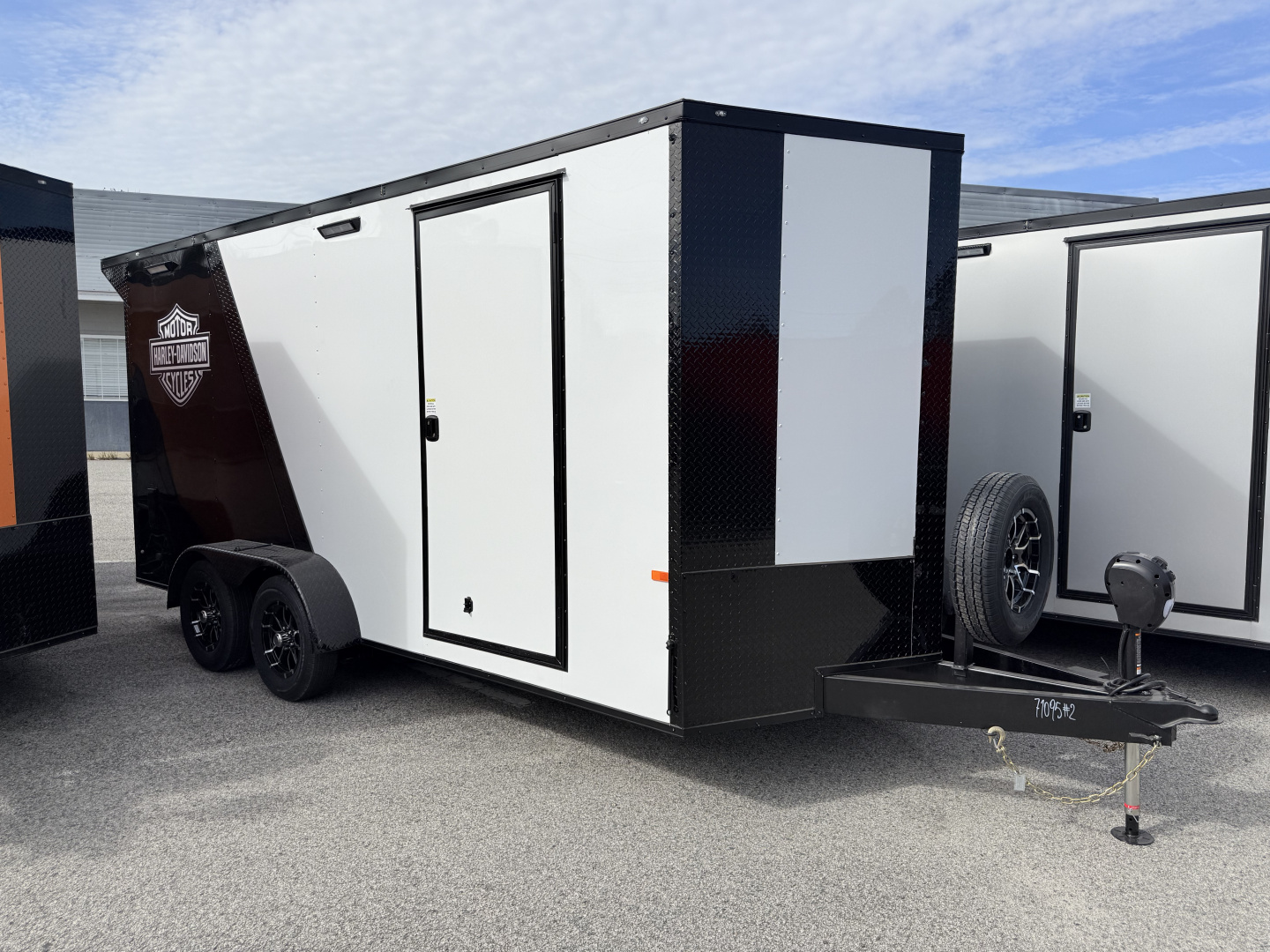 New 2026 Rock Solid Cargo 7x16 Motorcycle Trailer